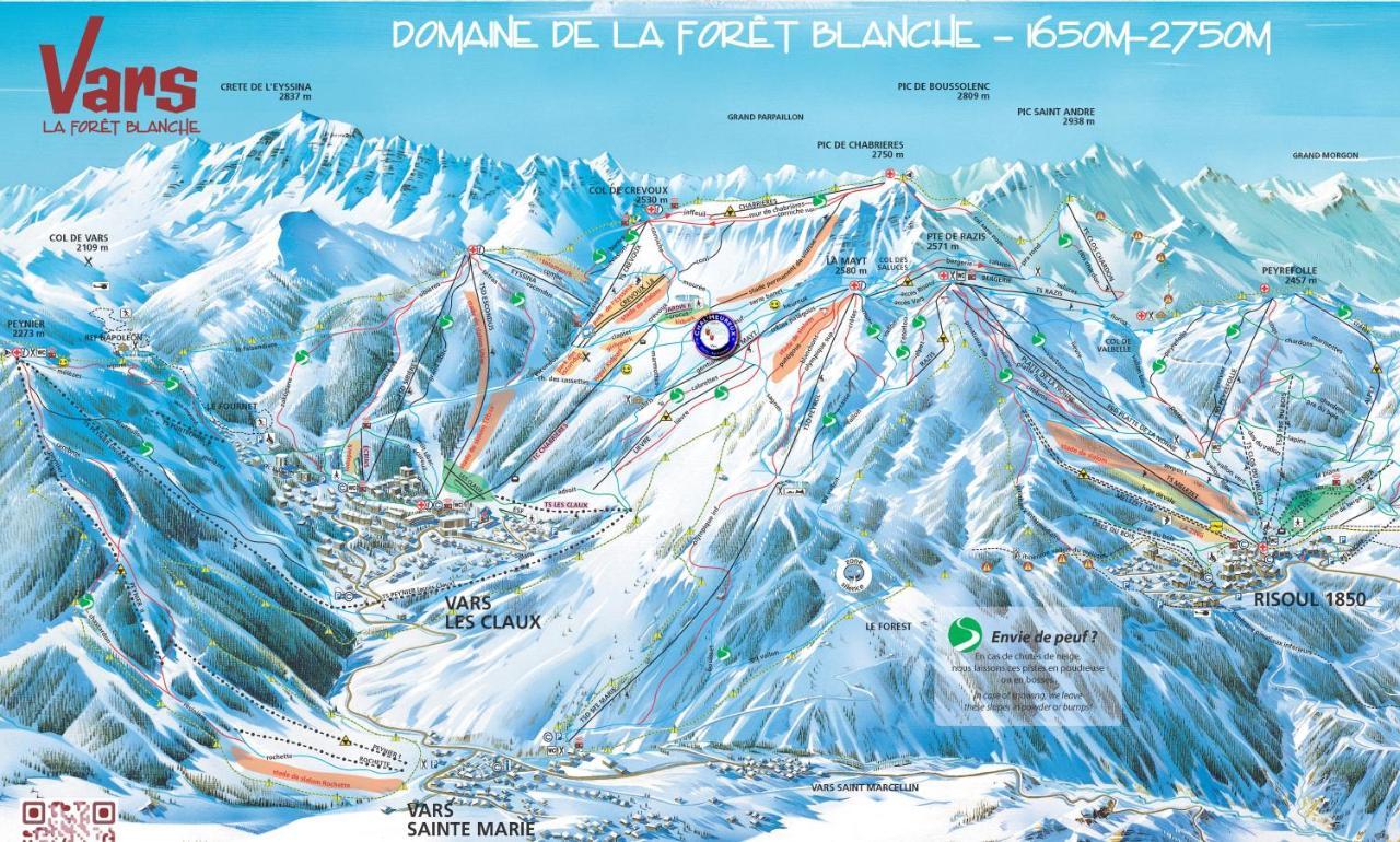 Le Chal'Heureux Hotel Vars Kültér fotó